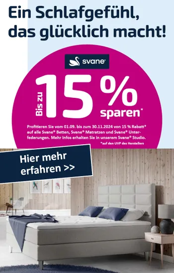 Bis zu 15% Rabatt auf Svane Produkte